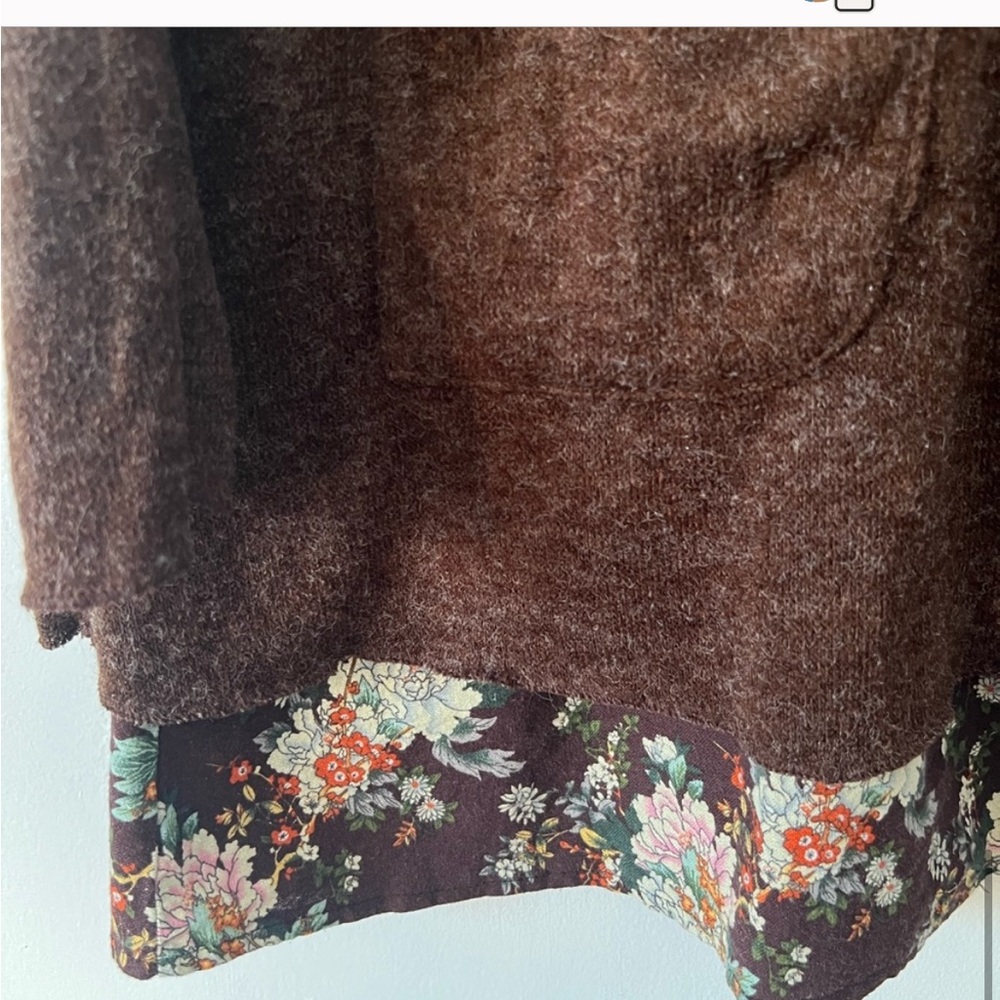 Boutique-HK-Floral Boho Layered Chiffon tunic Top- CottageCore-So soft-EUC-SzM😍 - Picture 8 of 11